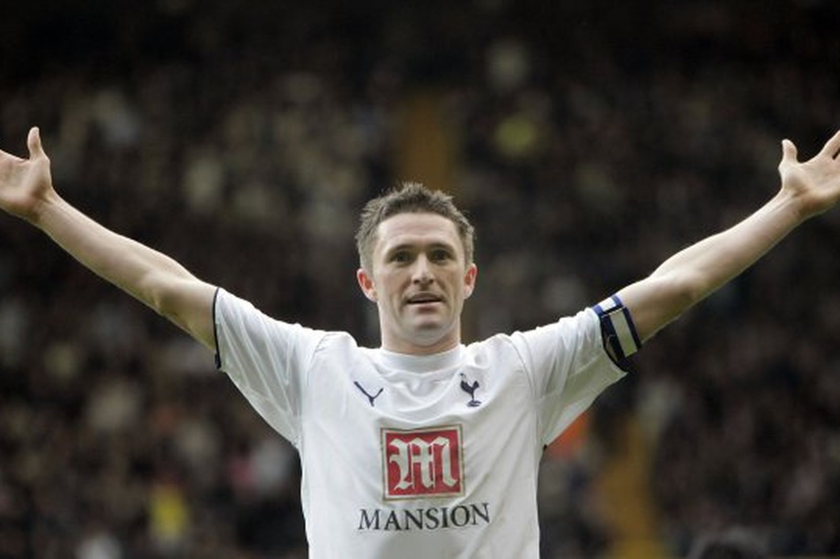 Robbie Keane í búningi Tottenham.