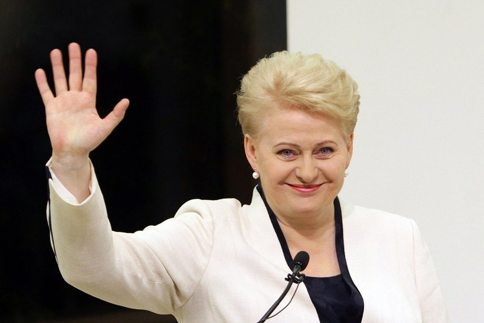 Dalia Grybauskaite, forseti Litháens.