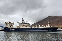 Beitir NK landar 1.100 tonnum af makríl í Neskaupstað.