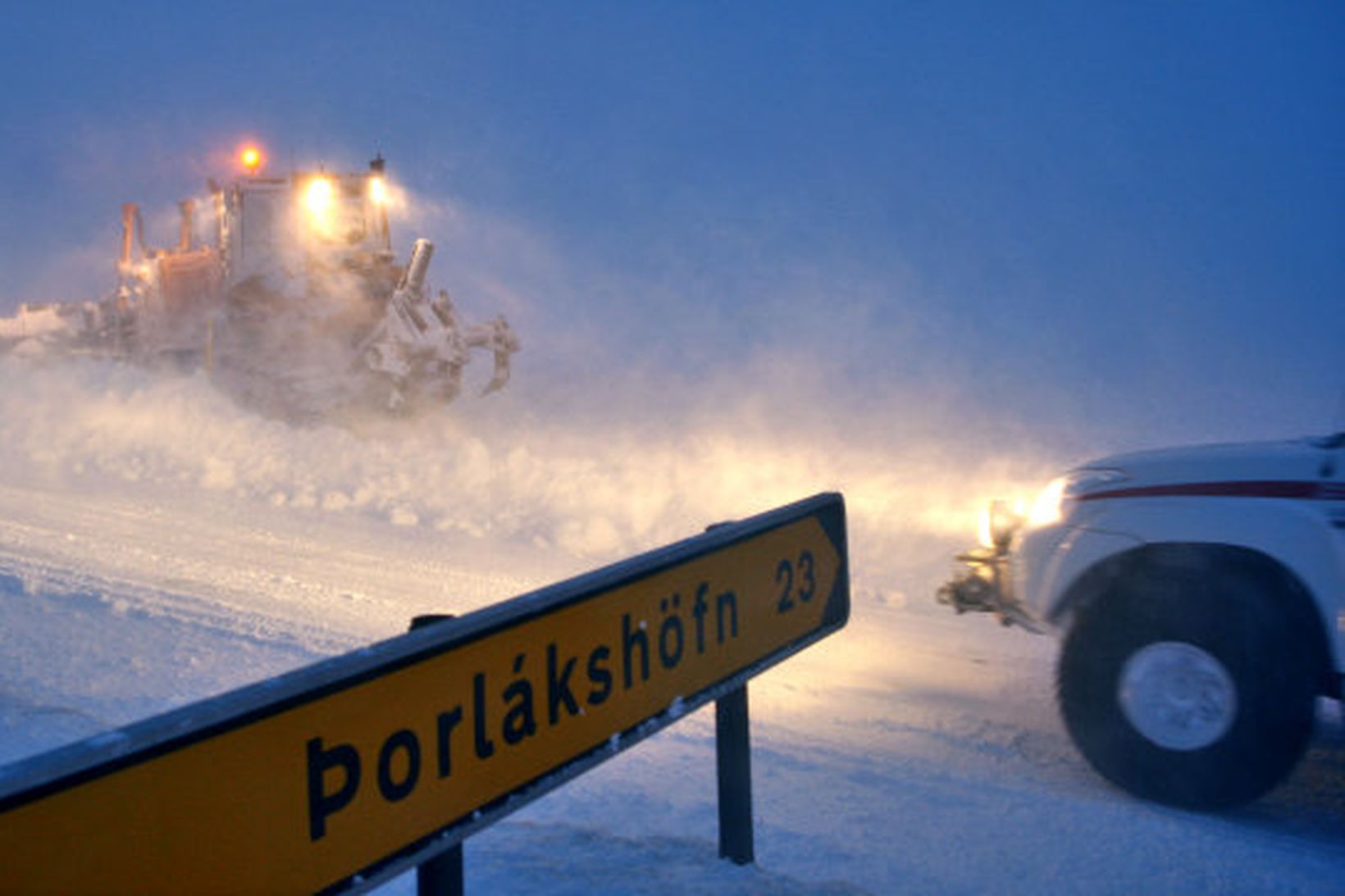 Hálka er á Hellisheiði og í Þrengslum