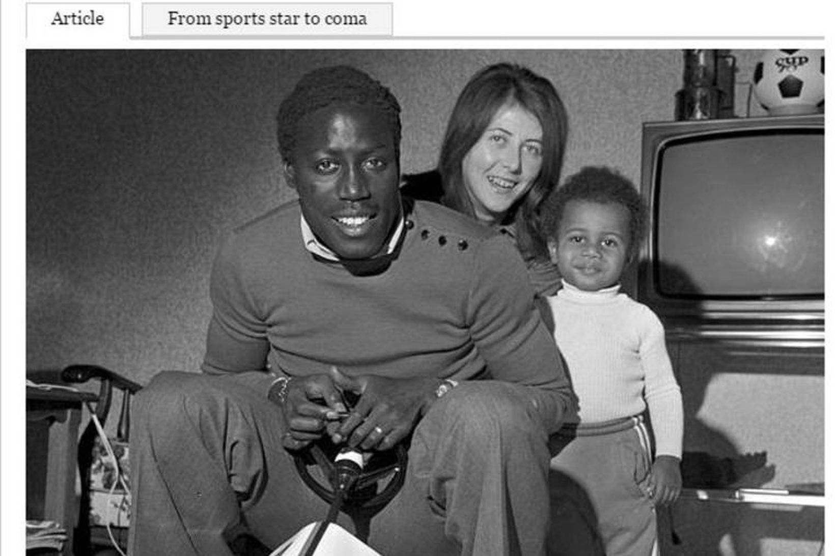 Jean-Pierre, Bernadette og sonur þeirra Laurent árið 1972.