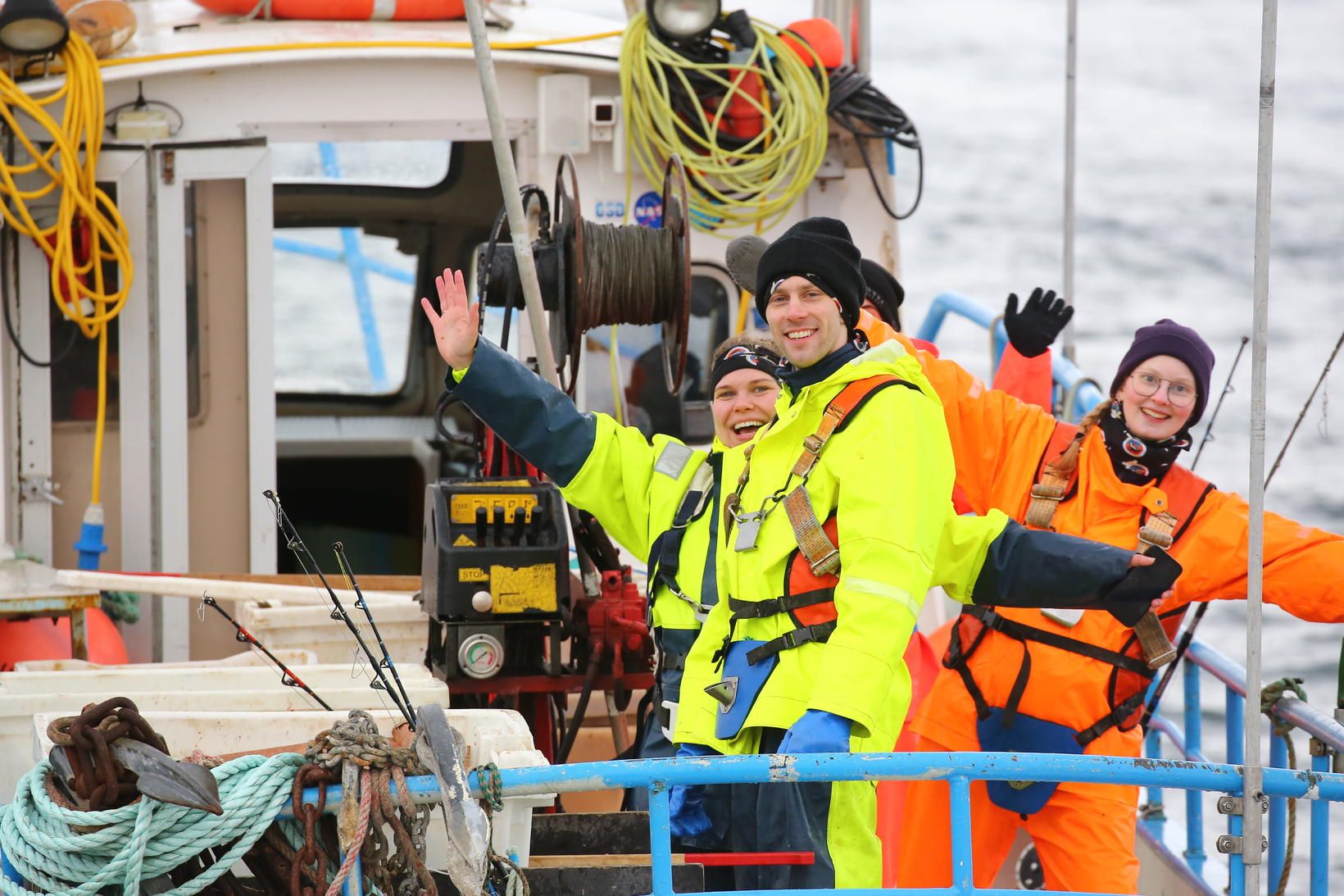 Létt var yfir þátttakendum á sjóstangveiðimóti Sjóstangveiðifélags Akureyrar