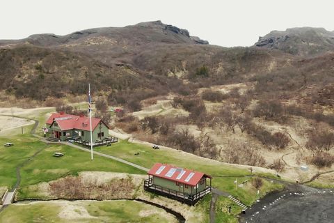 Skagfjörður Cabin in Langidalur in Þórsmörk, operated by the Iceland Touring Association.