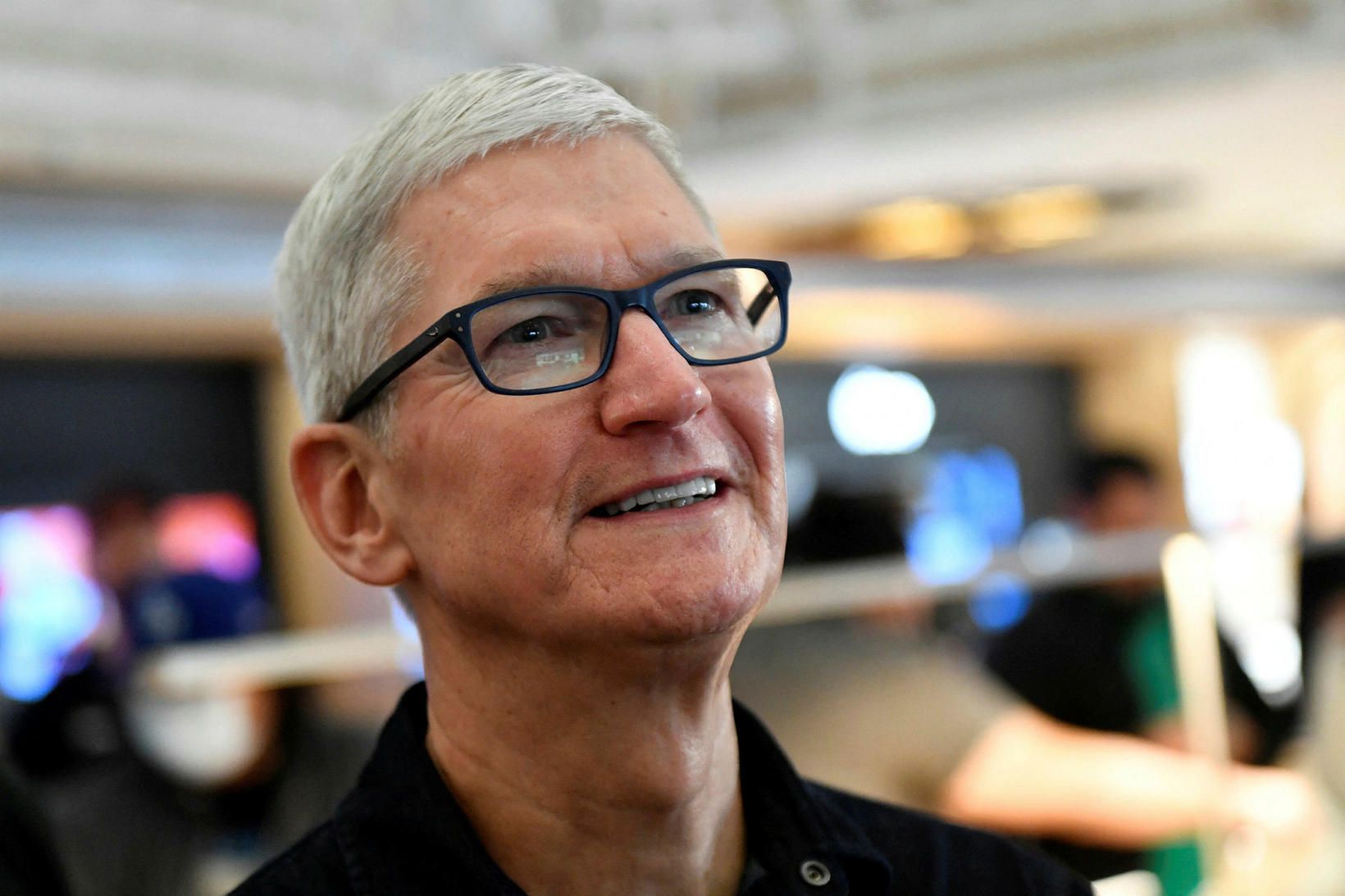 Tim Cook er forstjóri Apple.