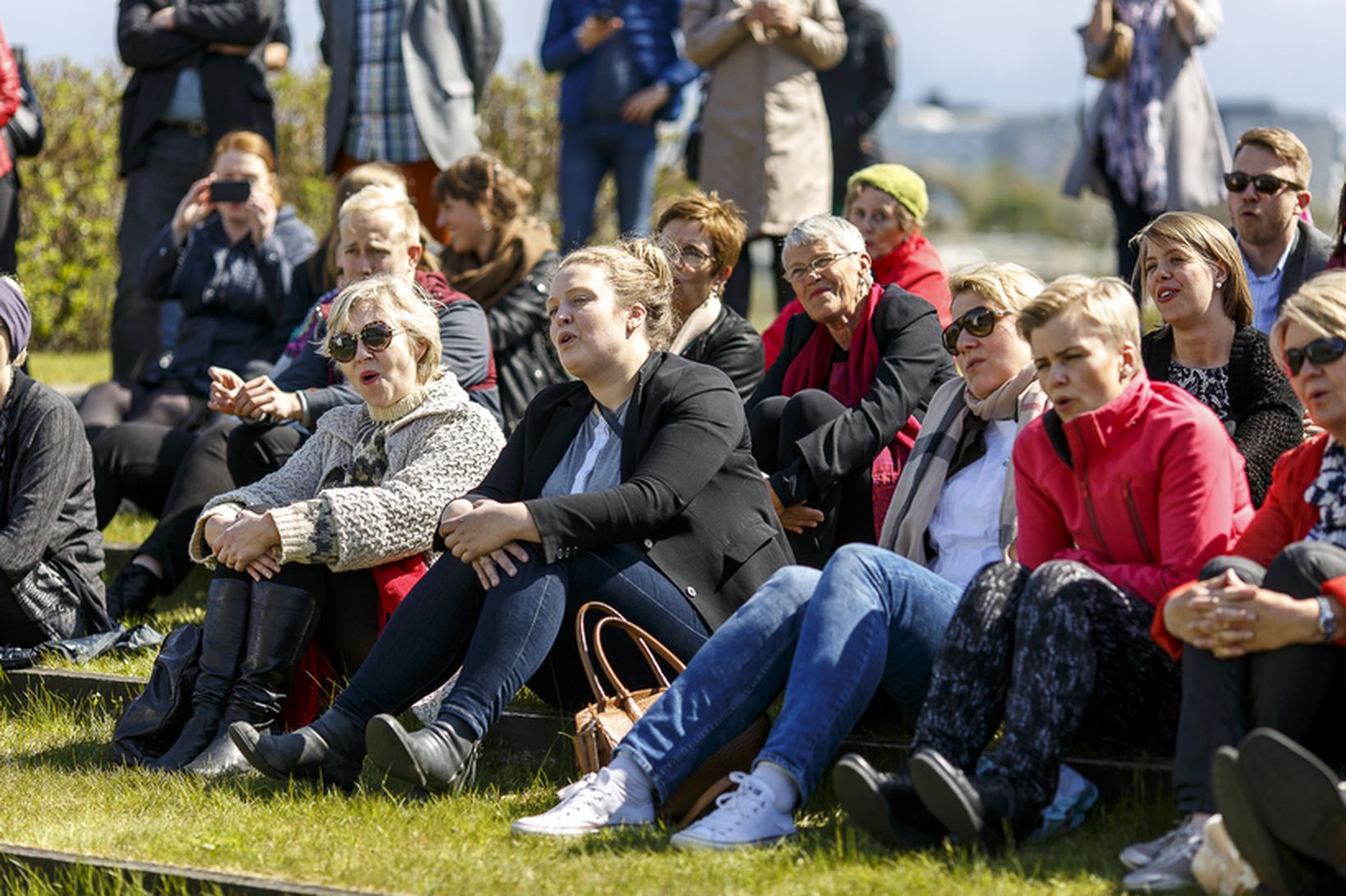 Frá setningu Fundar fólksins á fimmtudaginn.