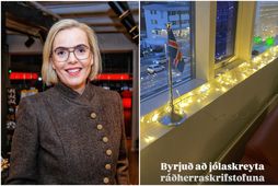 Guðrún Hafsteinsdóttir dómsmálaráðherra er komin í óendanlegt jólastuð.