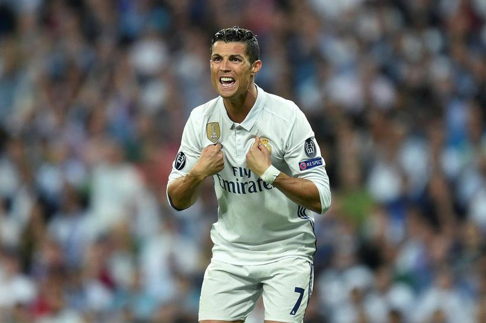 Cristiano Ronaldo verður ekki með Real Madrid í kvöld.