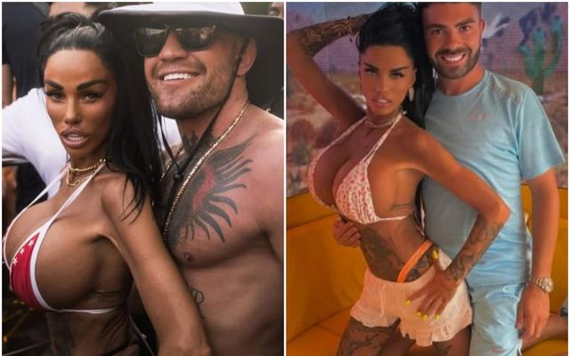 Katie Price nýtur sín á Ibiza.