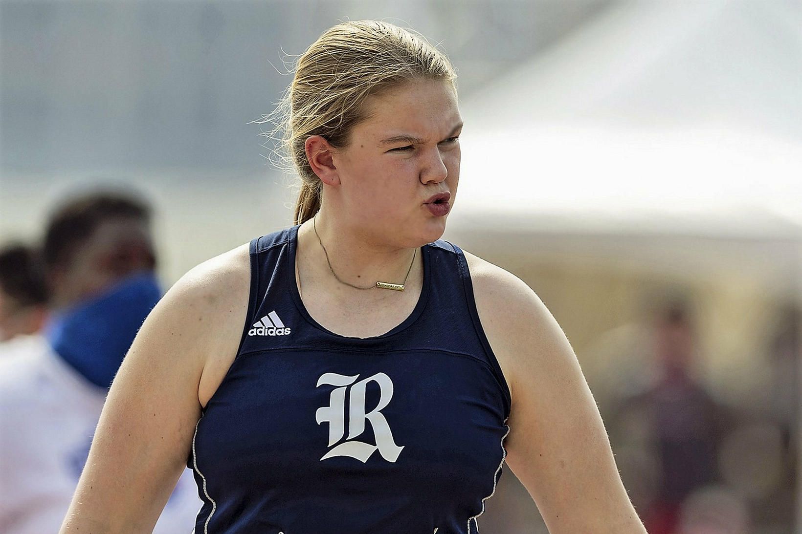 Erna Sóley Gunnarsdóttir á Texas Relays-mótinu í mars á síðasta …