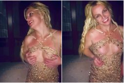 Britney Spears steig eggjandi dansspor.