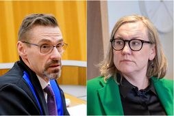 Helgi vararíkissaksóknari (t.v.) hefur ekki verið úthlutað nokkru verkefni síðan hann sneri aftur í ráðuneytið. …