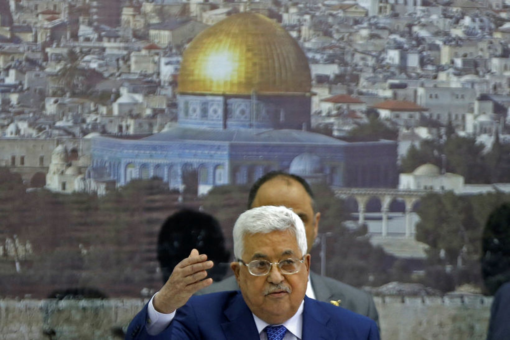 Mahmud Abbas, forseti Palestínu.