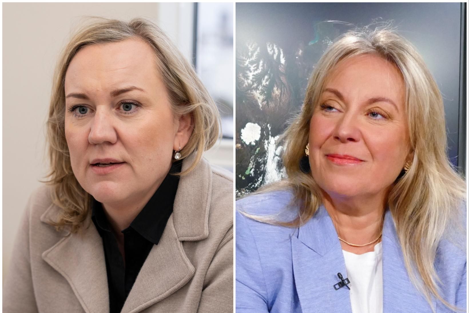 Þorbjörg Sigríður Gunnlaugsdóttir dómsmálaráðherra og Sigríður Á. Andersen, þingmaður Miðflokksins.