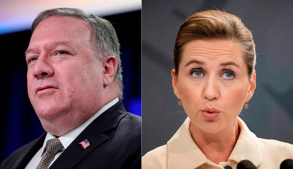 Pompeo og Mette ræða norðurslóðir og Huawei