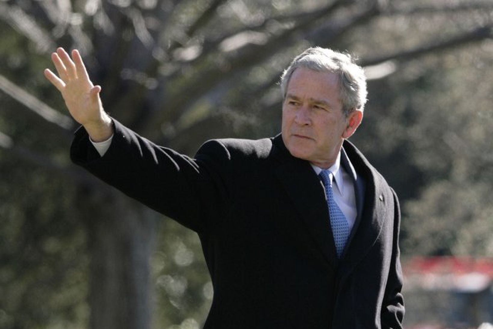 Bush hugsar sig líklega tvisvar um áður en hann lætur …
