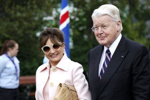 President Grímsson and First Lady, Dorrit Moussaieff.