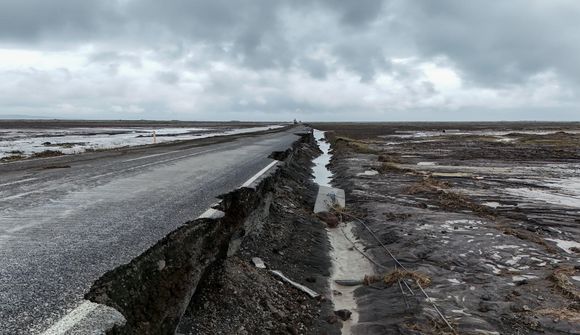 Ljósleiðari enn raskaður eftir jökulhlaup í Skálm