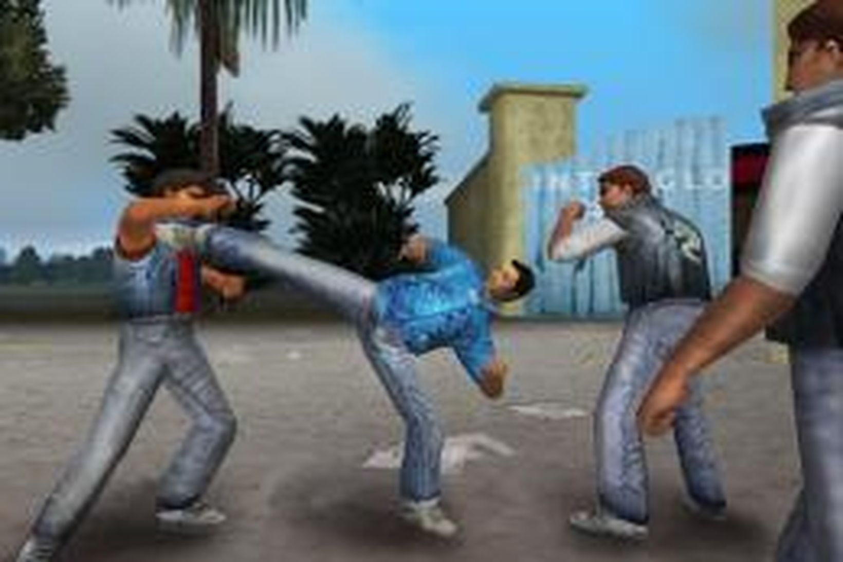 Ú Grand Theft Auto: Vice City, sem þykir nokkuð ofbeldisfullur …