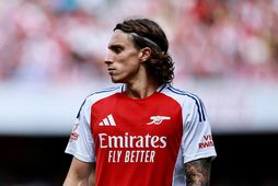 Riccardo Calafiori er varnarmaður í liði Arsenal.