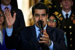 Nicolas Maduro, forseti Venesúela.