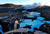 The Blue Lagoon is closed today due to gas pollution