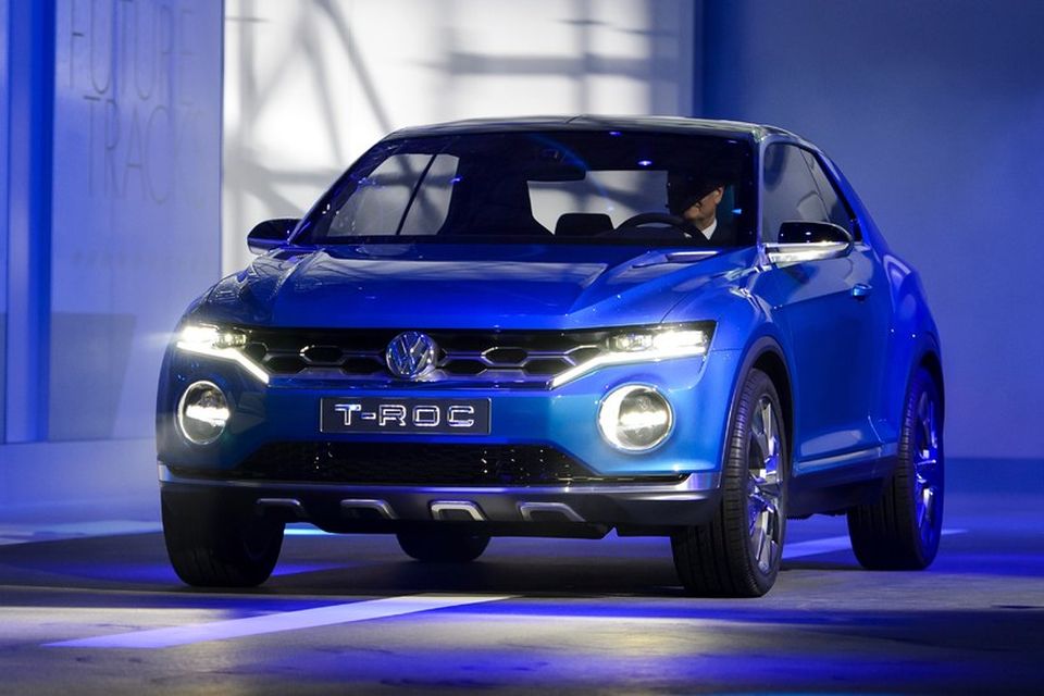 Volkswagen T-Roc borgarjeppinn kynntur til sögunnar sem hugmyndabíll í Genf.