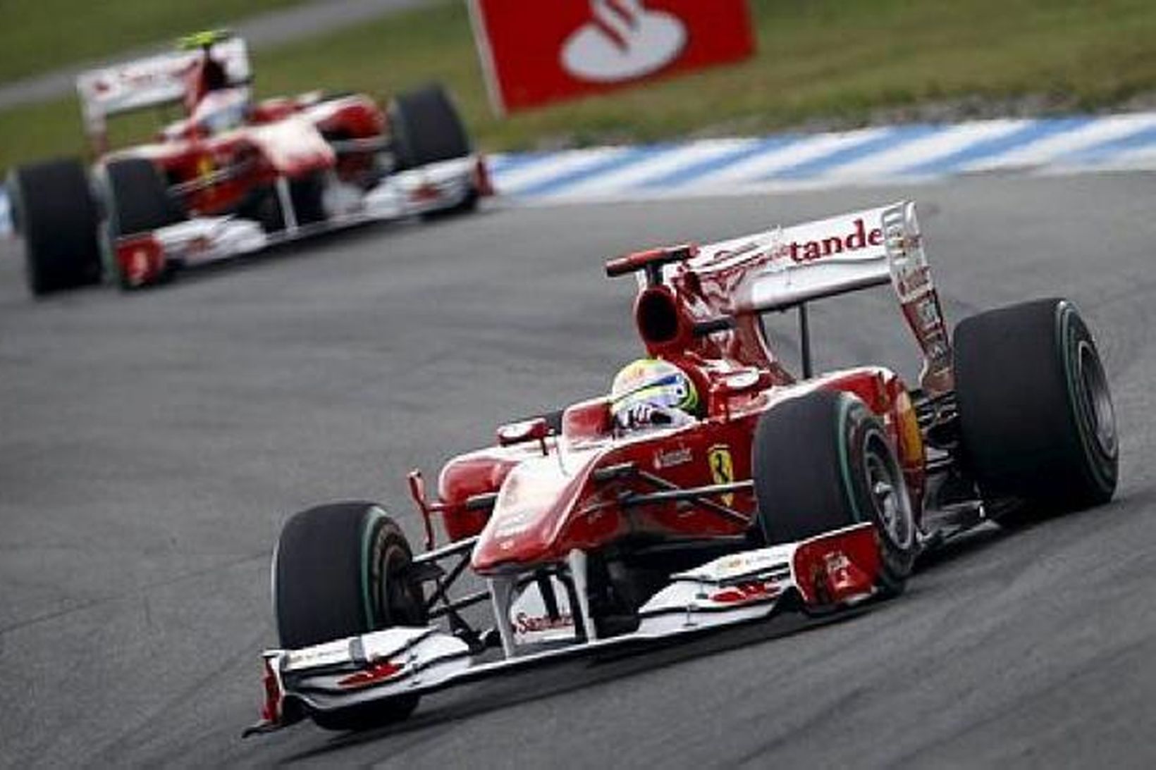 Massa á undan Alonso í Hockenheim.