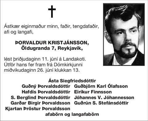 Þorvaldur Kristjánsson,