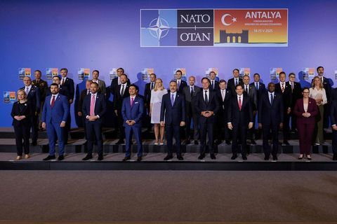 Utanríkisráðherrar NATO-ríkja komu saman í Tyrklandi í dag.