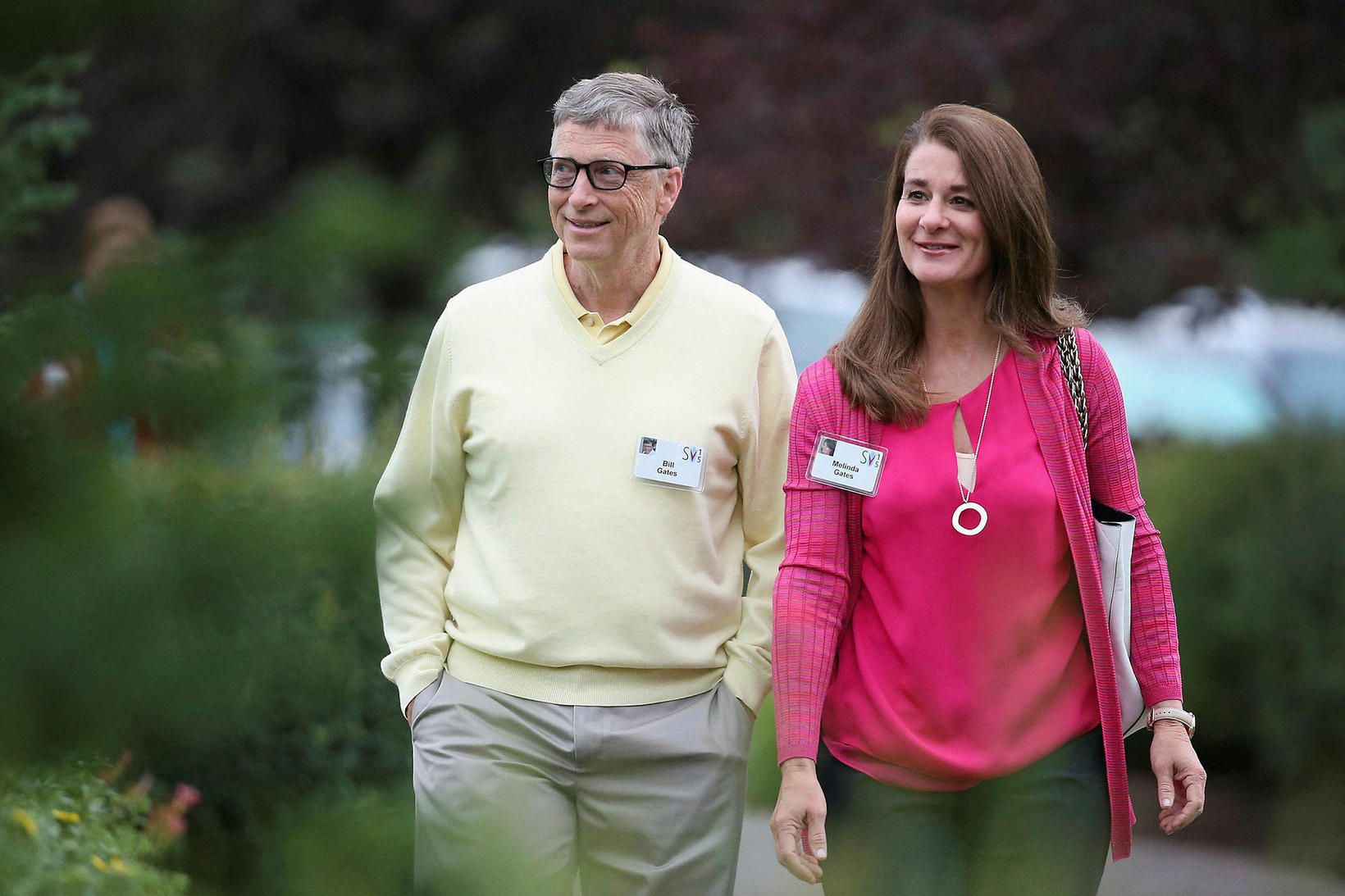 Bill og Melinda Gates árið 2014. Þau eru að skilja.