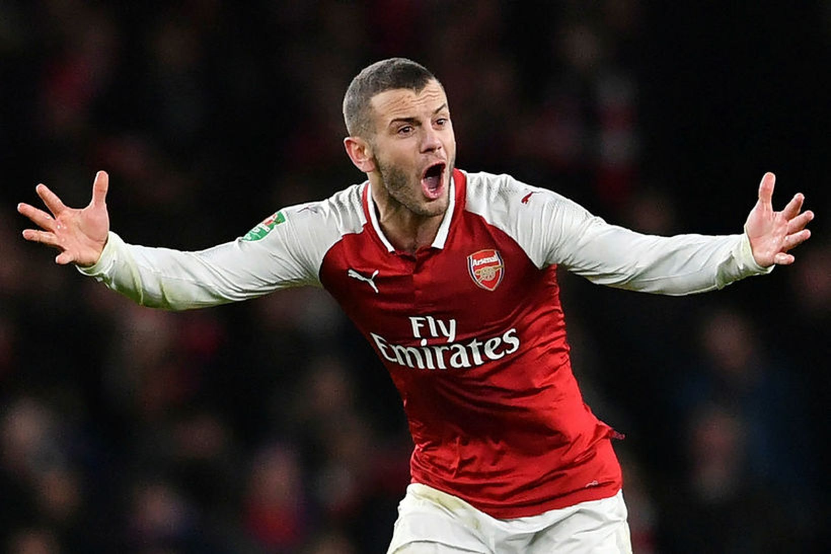 Jack Wilshere lék lengi með Arsenal.