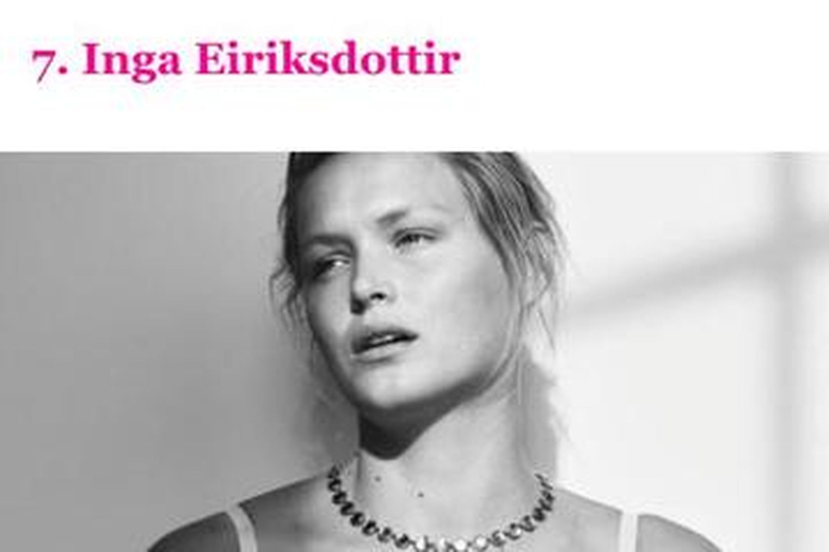 Inga Eiríksdóttir