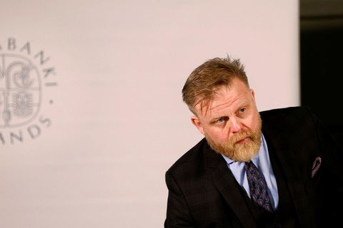 Ásgeir Jónsson governor of the Central Bank of Iceland.