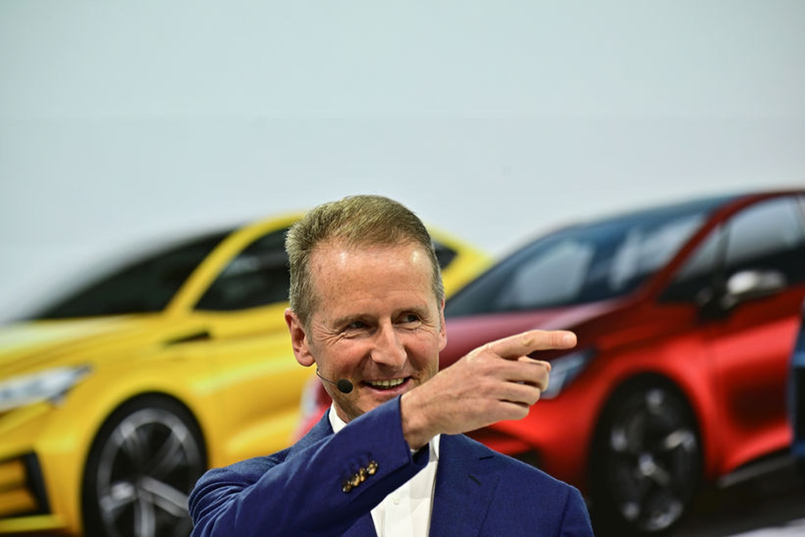 Herbert Diess tók við forstjórastarfinu hjá Volkswagen í fyrra.