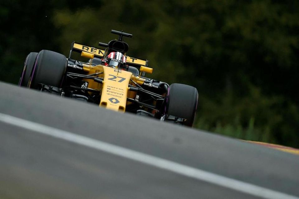 Nico Hülkenberg er ánægður Renaultinn.