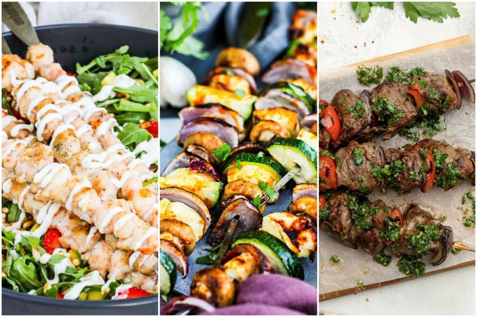 Grillaður humar, grillaður ostur, grillað grænmeti og nautakjöt eru allt …