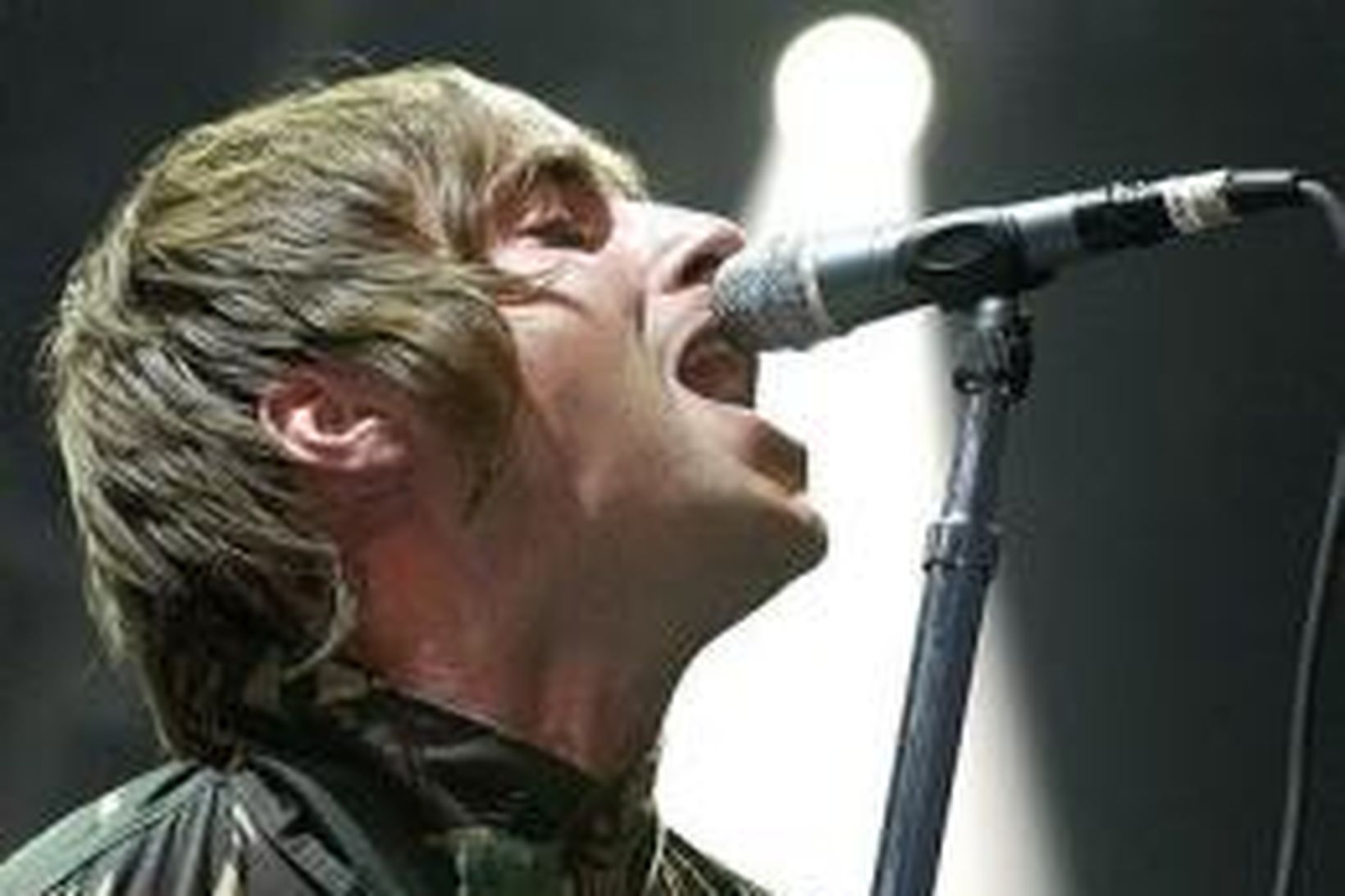 Liam Gallagher söngvari Oasis.