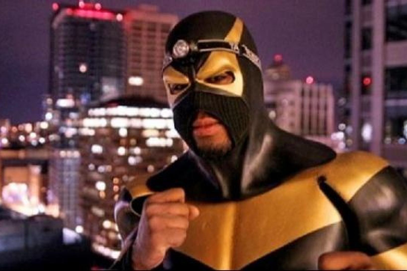 Ofurhetjan Phoenix Jones.