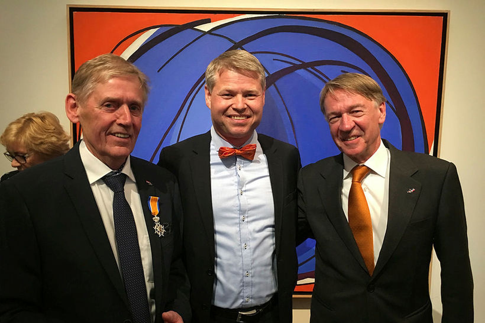 Bjarni Finnsson, Bernhard Þór Bernhardsson og Tom J.M. van Oorschot, …