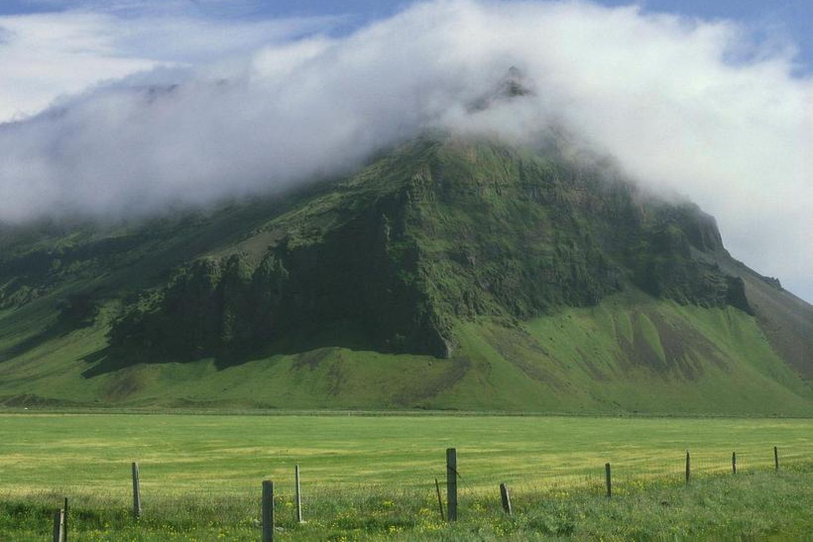 Undir Eyjafjöllum á Suðurlandi.