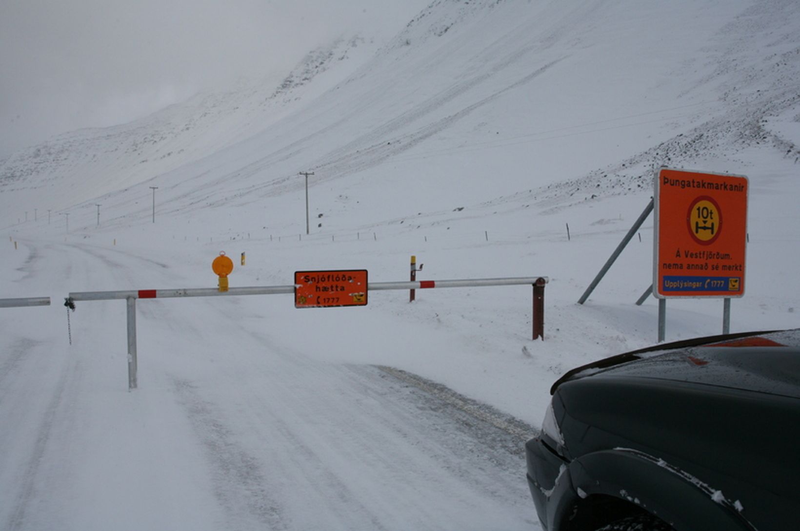 Dregur úr snjóflóðahættu á Vestfjörðum