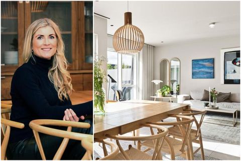 Kristjana Steingrímsdóttir hefur sett sitt fallega hús á sölu.