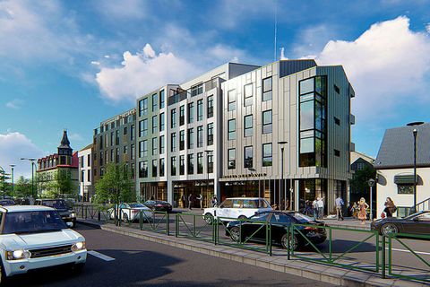 Íslandshótel will be building a five storey hotel in Lækjargata.