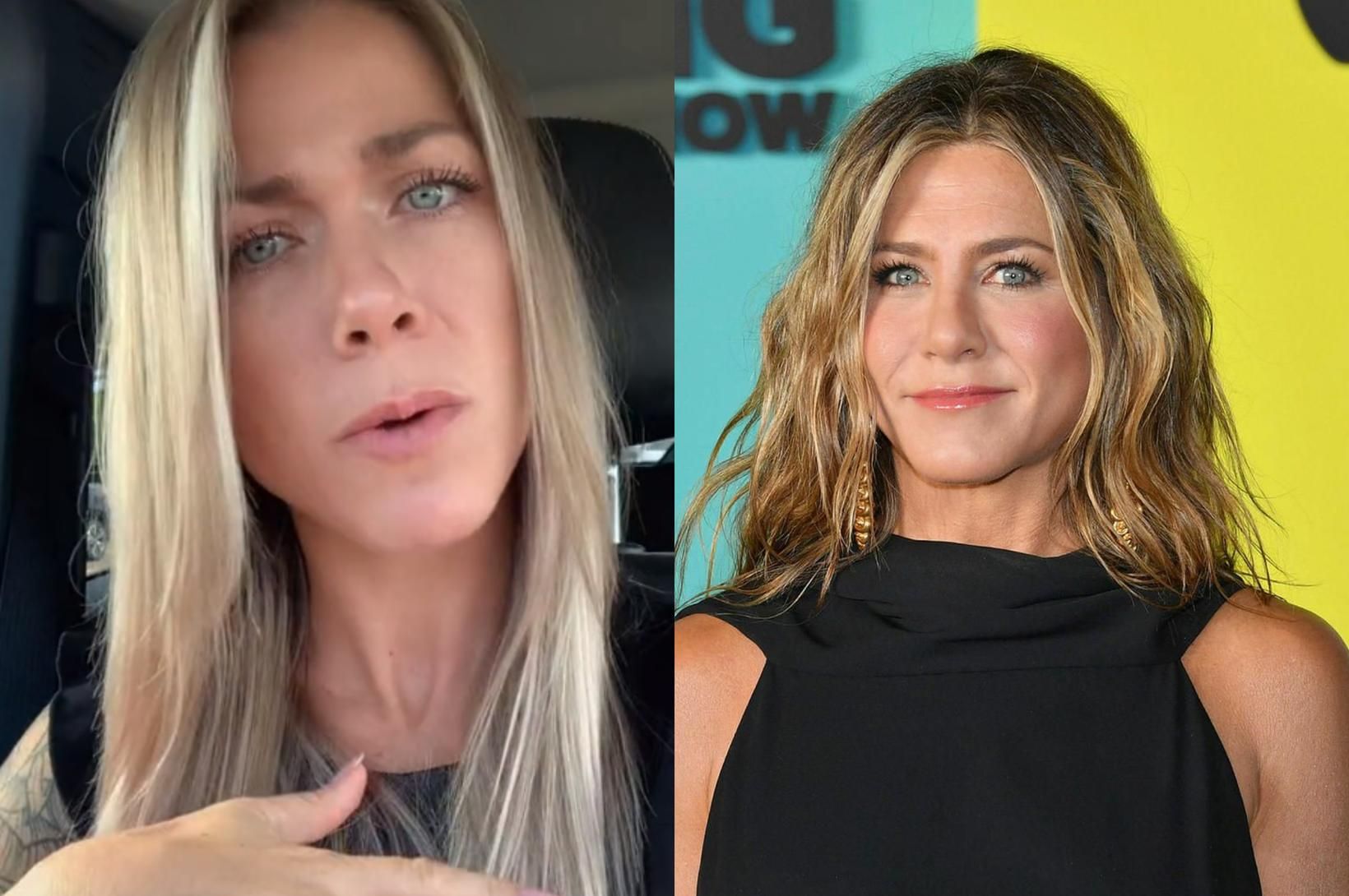 Tvífari Jennifer Aniston slær í gegn