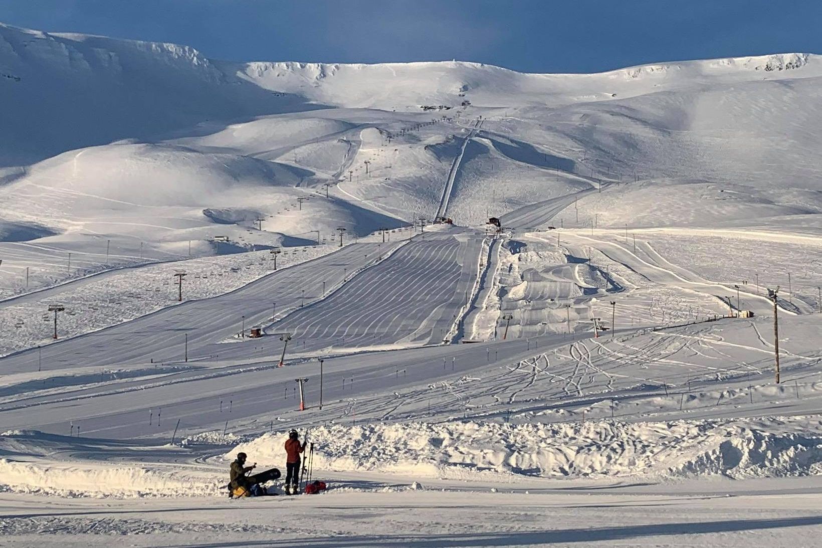 Skíðasvæðið í Hlíðarfjalli.