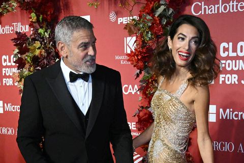 George Clooney og Amal Clooney alltaf svöl.