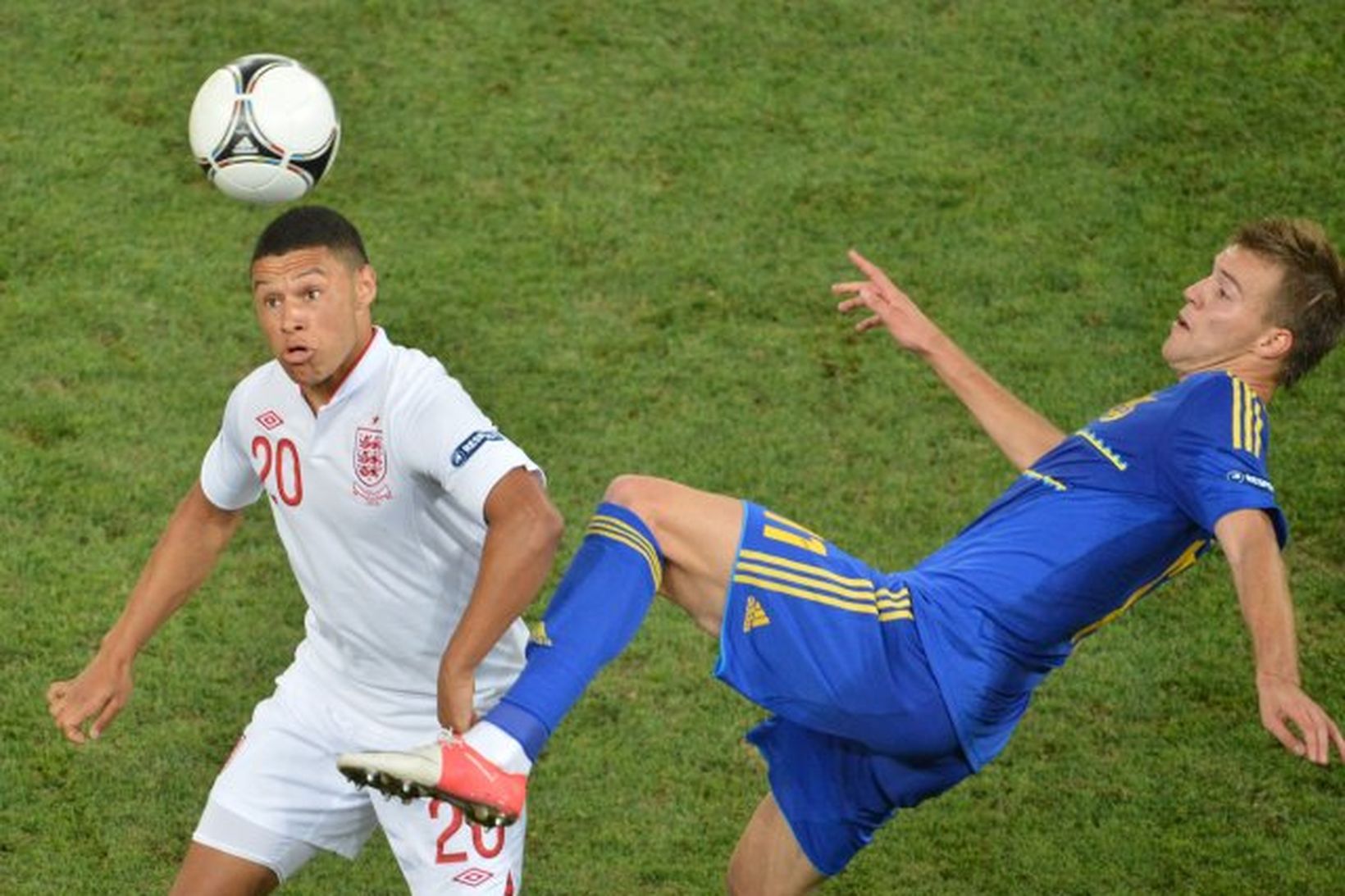 Alex Oxlade-Chamberlain var yngsti leikmaður Englands á EM.