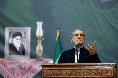 Masoud Pezeshkian, forseti Írans.