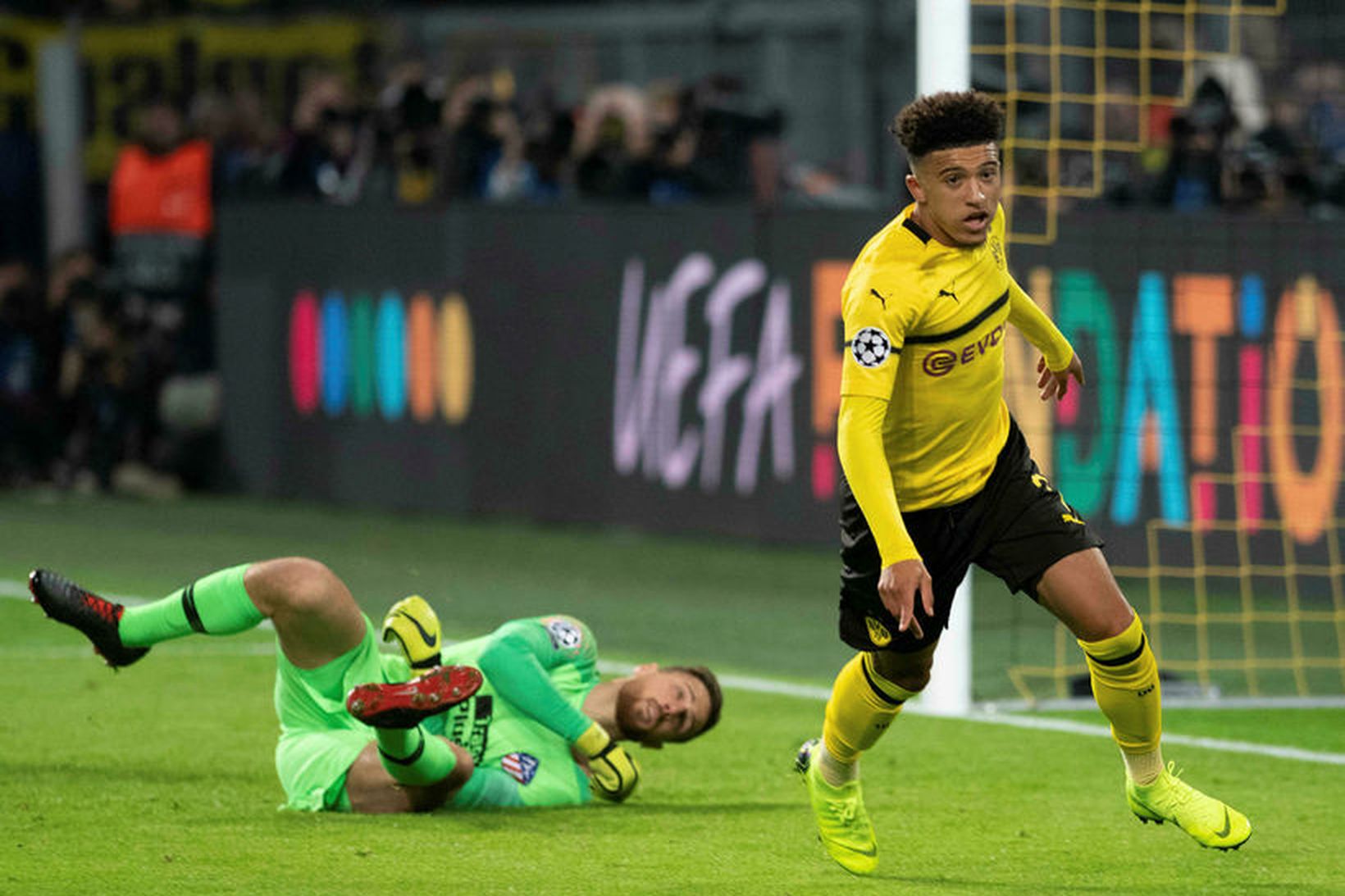 Jadon Sancho hefur leikið mjög vel með Dortmund.