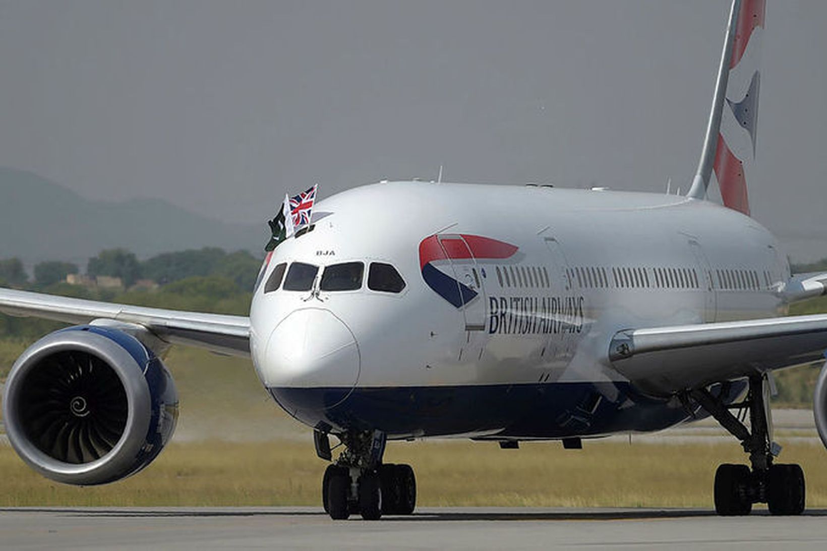 Flugvél British Airways.